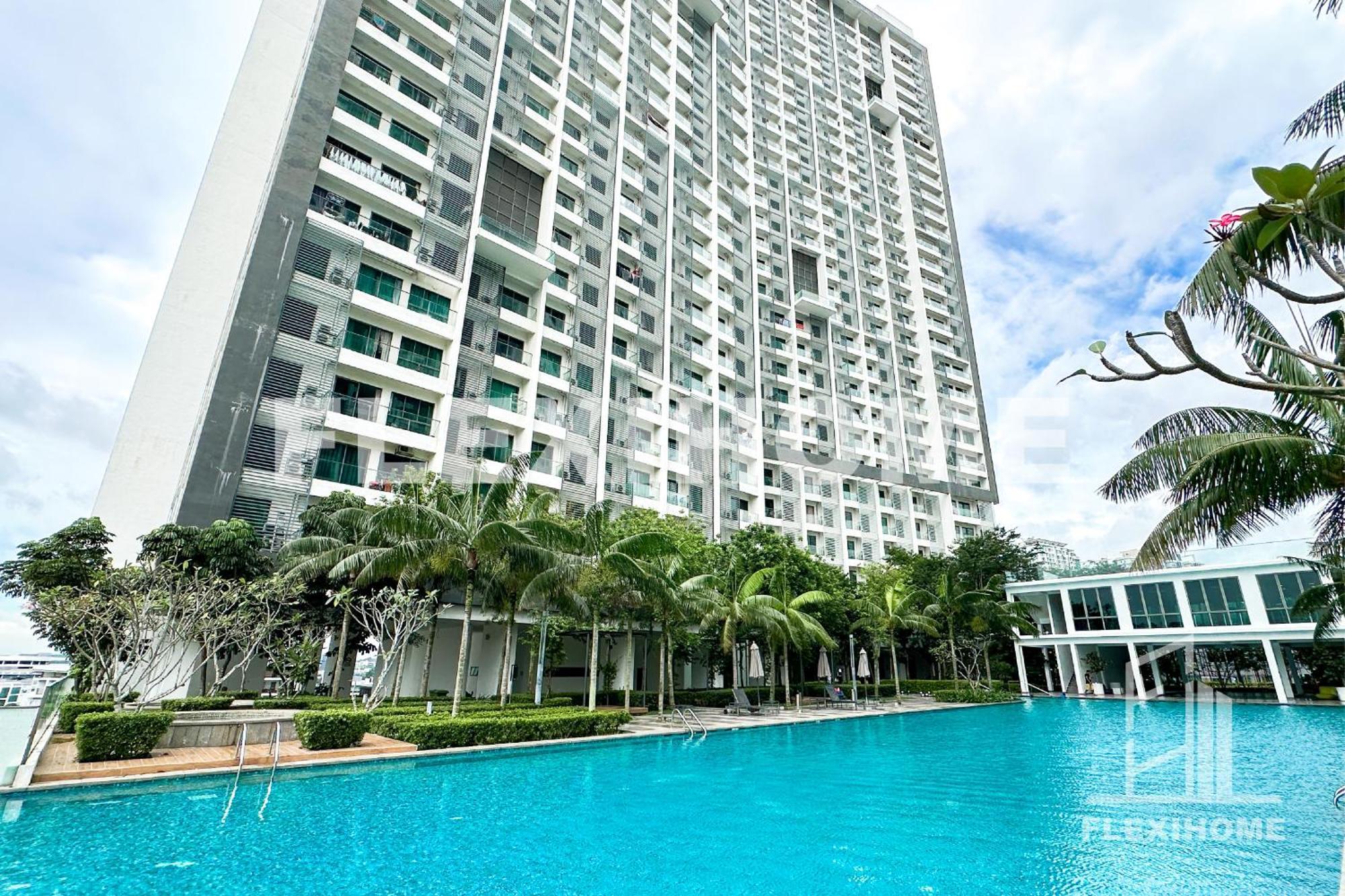 Apartment 1-2 Guests, Hbo-go Tv, Bali-style In Cybersquare, By Flexihome-my Cyberjaya