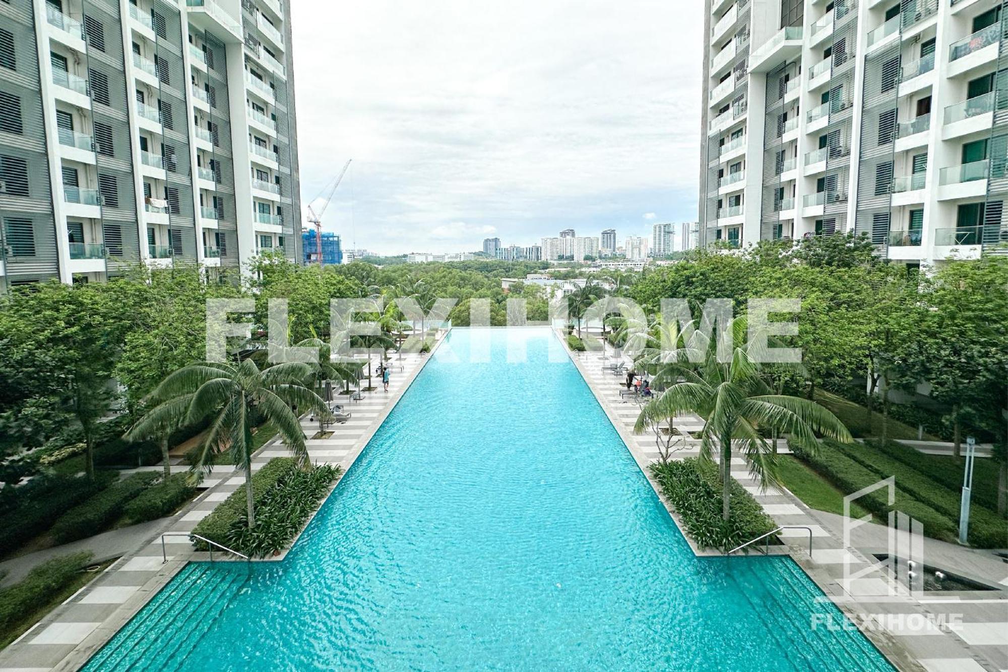 1-2 Guests, Hbo-go Tv, Bali-style In Cybersquare, By Flexihome-my *